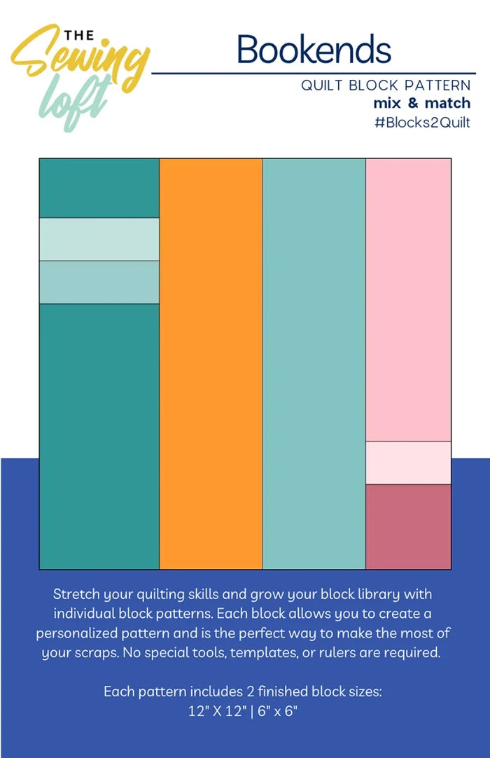 Bookends Quilt Block Pattern
