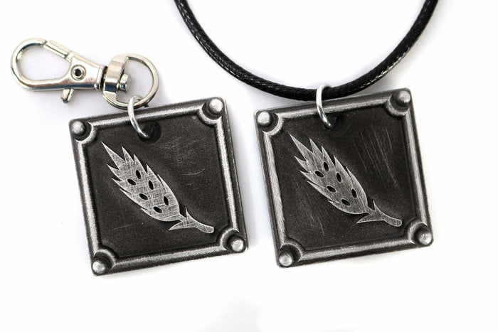 Botanist FFXIV Gathering Charm - BTN Metal Resin, Disciple of the Land Final Fantasy 14 FF14 - LootCaveCo