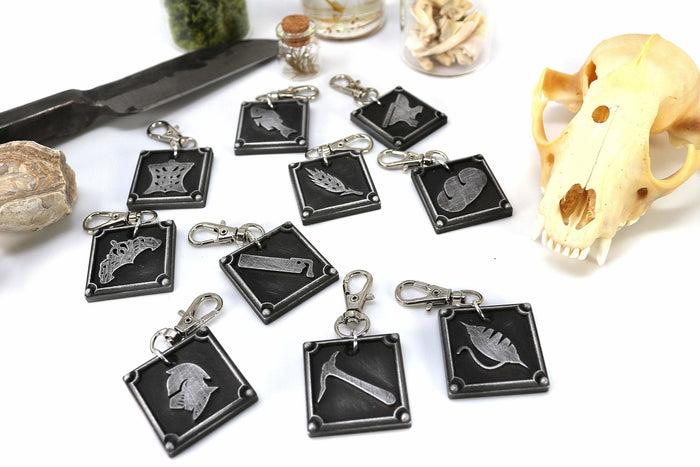 Botanist FFXIV Gathering Charm - BTN Metal Resin, Disciple of the Land Final Fantasy 14 FF14 - LootCaveCo