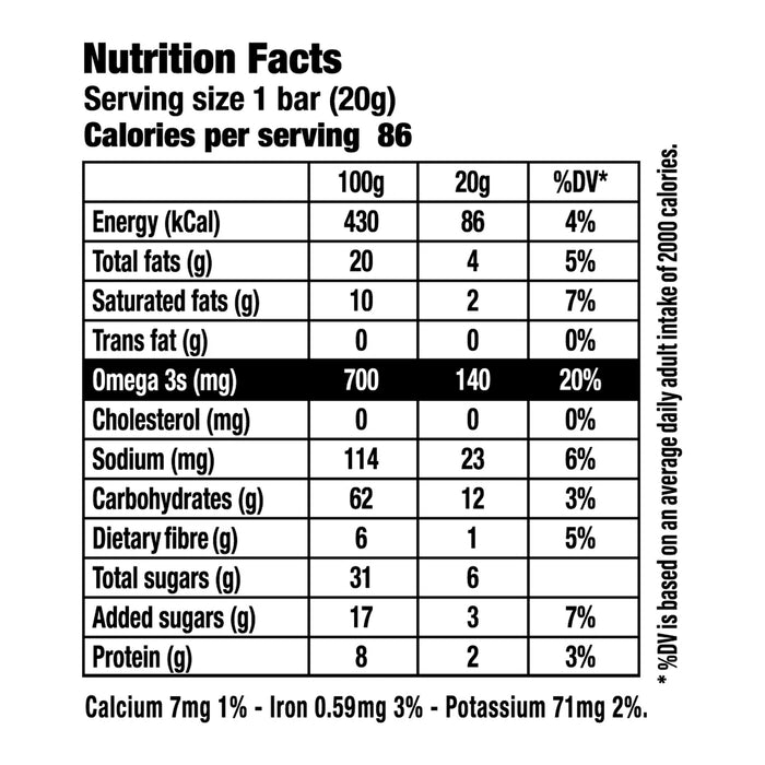 Box of 12 Kids Snack Bars (20g x 12)