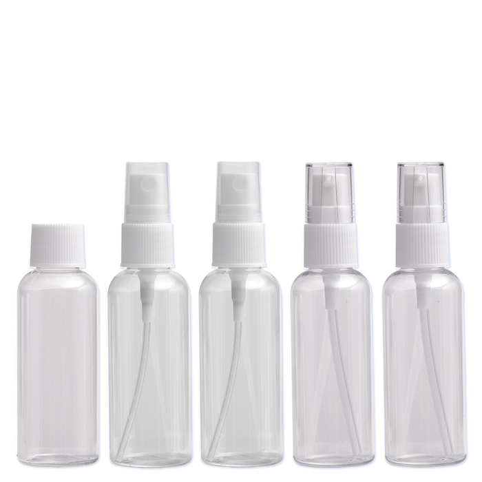 BURMAX  TRAVEL BOTTLE SET - 5 PC. # 8060 - Palms Fashion Inc.