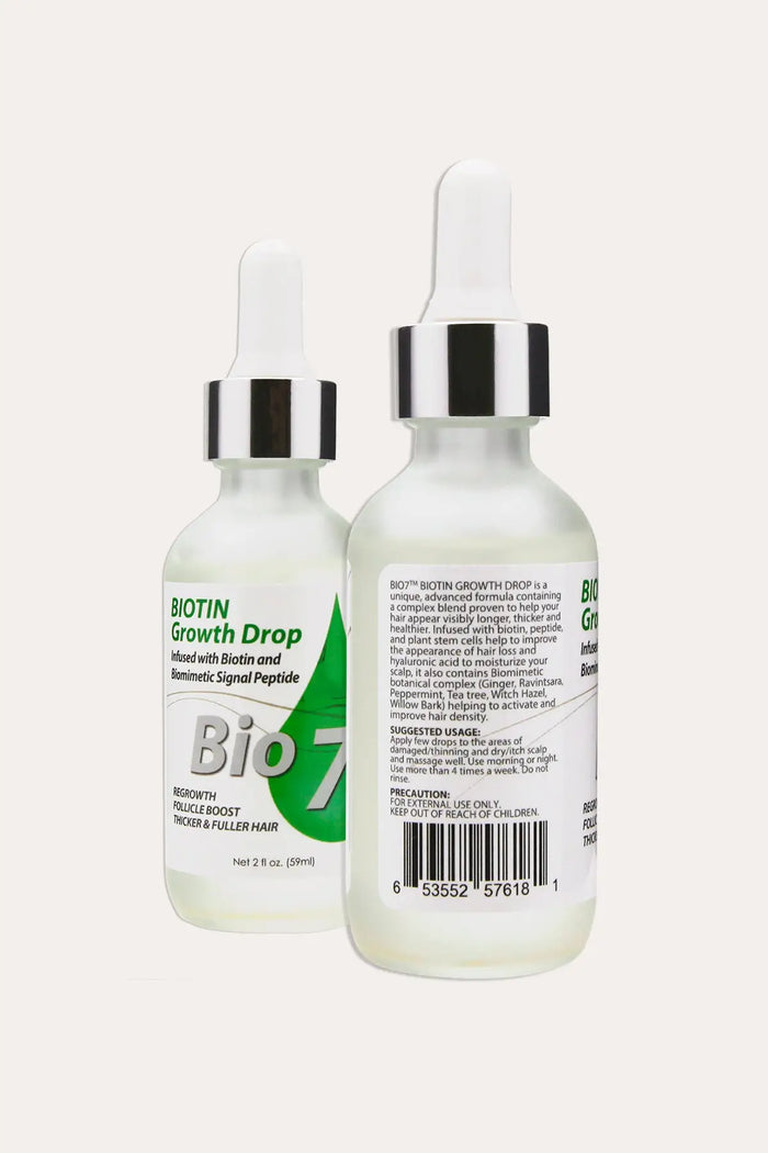 BY NATURES BIO 7 BIOTIN GROWTH DROP 2oz - BSW BEAUTY CANADA