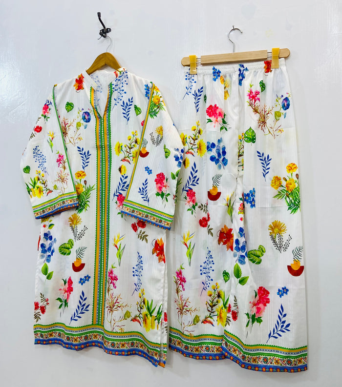 Candyland Co-Ord Set (Swiss Silk) D-129