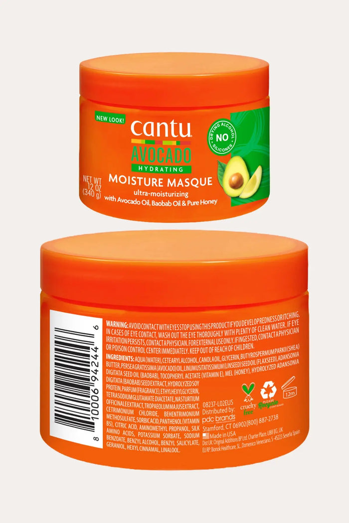 CANTU AVOCADO HYDRATING HAIR MASQUE 12oz CANTU