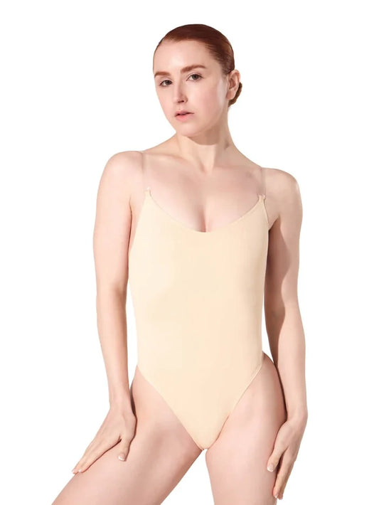 Capezio Ladies Camisole Leotard w/Clear Transition Straps