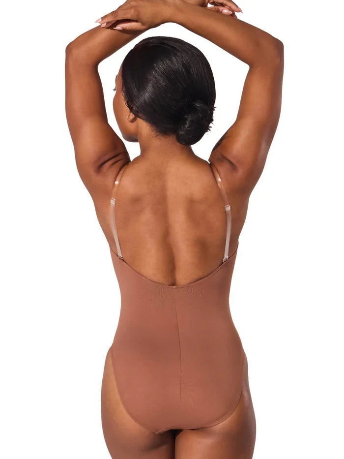 Capezio Ladies Camisole Leotard w/Clear Transition Straps