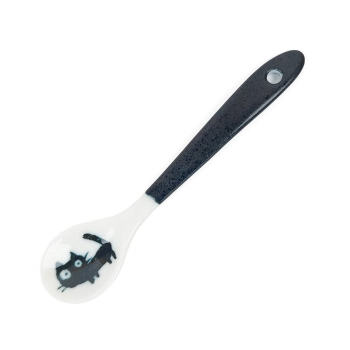 Cat Coffee Spoon - Black