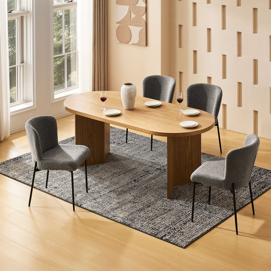 Celeste Boucle Dining Chair