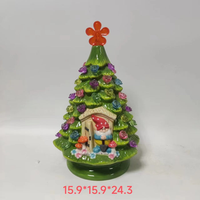 Ceramic Luminous Tree Desktop LED Ornaments Small Night Lamp 🇨🇳