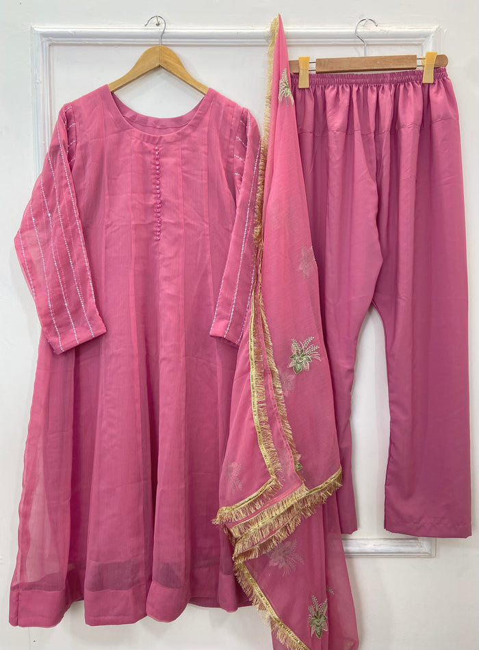 Chiffon Luxe Wear 3PC (Best Seller) D-322