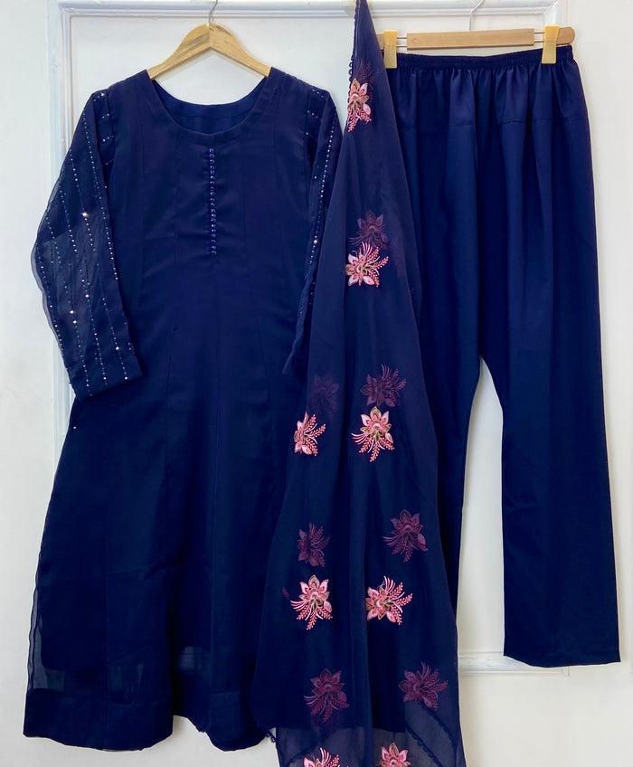 Small / Navy-Blue