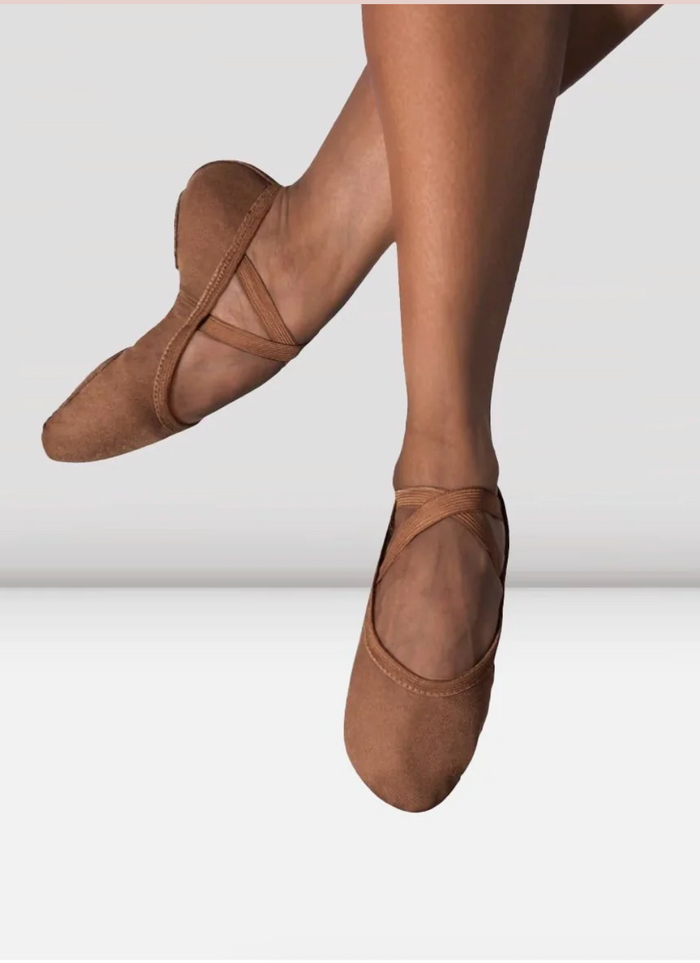 Children's Bloch Performa Canvas Stretch Ballet Flats