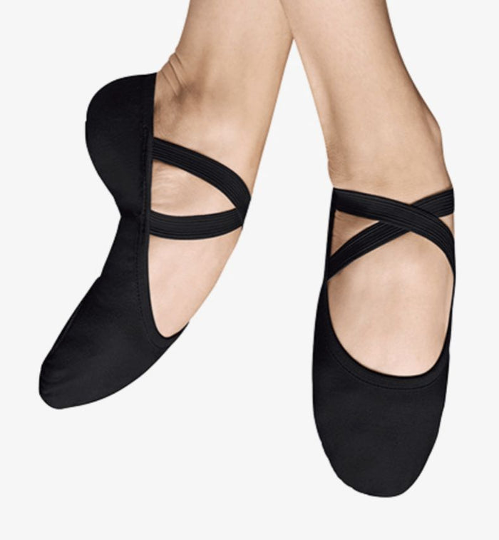 Children's Bloch Performa Canvas Stretch Ballet Flats
