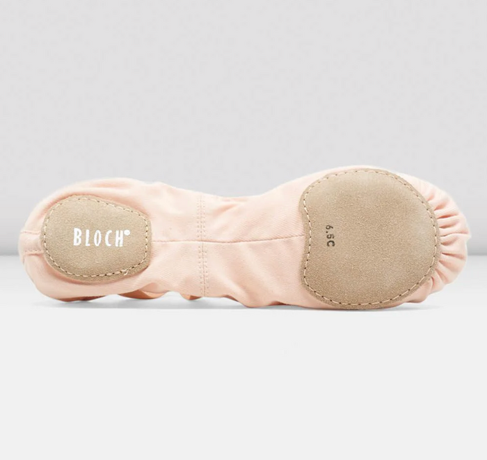 Children's Bloch Performa Canvas Stretch Ballet Flats