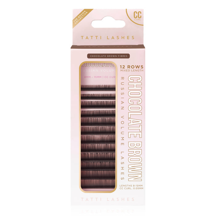 Chocolate Brown Mixed Lashes