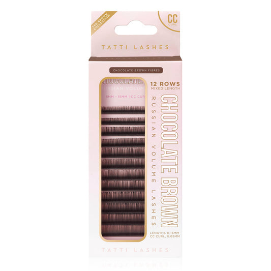 Chocolate Brown Mixed Lashes