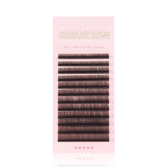 Chocolate Brown Mixed Lashes