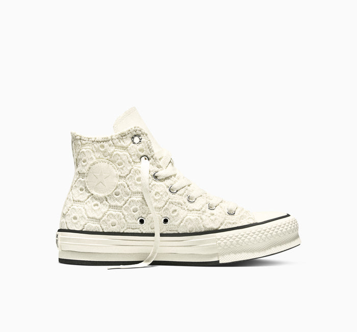 Chuck Taylor All Star EVA Lift Platform Floral Crochet