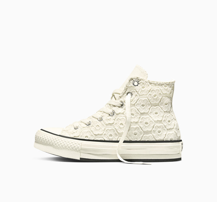 Chuck Taylor All Star EVA Lift Platform Floral Crochet