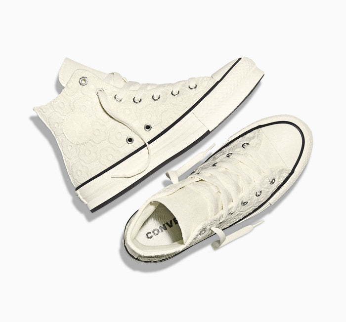 Chuck Taylor All Star EVA Lift Platform Floral Crochet
