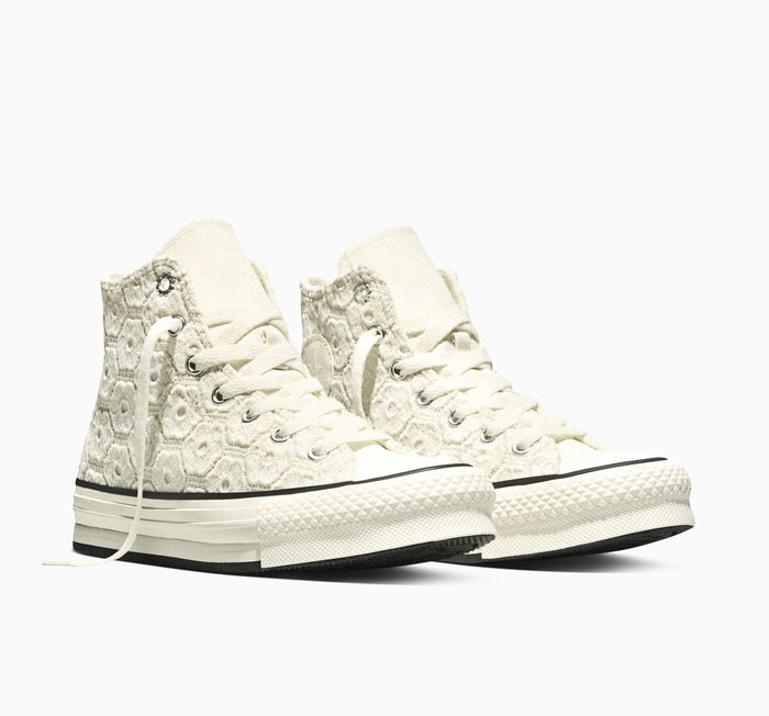 Chuck Taylor All Star EVA Lift Platform Floral Crochet