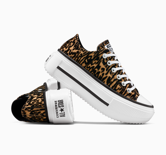 Chuck Taylor All Star Lift Double Stack Platform Leopard