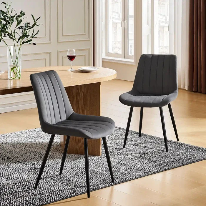 Grey / Velvet / Set of 2