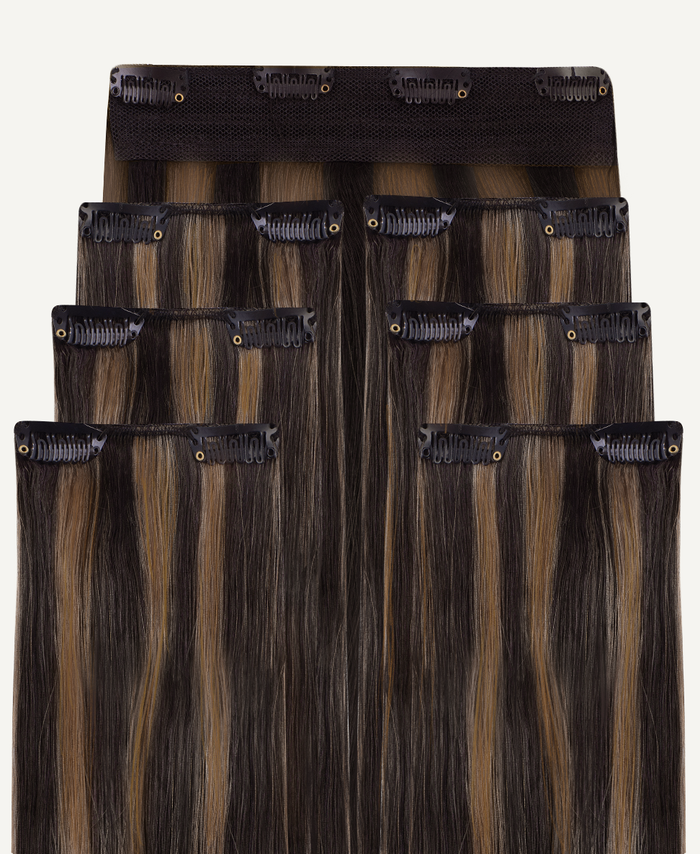 clip-in extensions starter set (#1b-6).