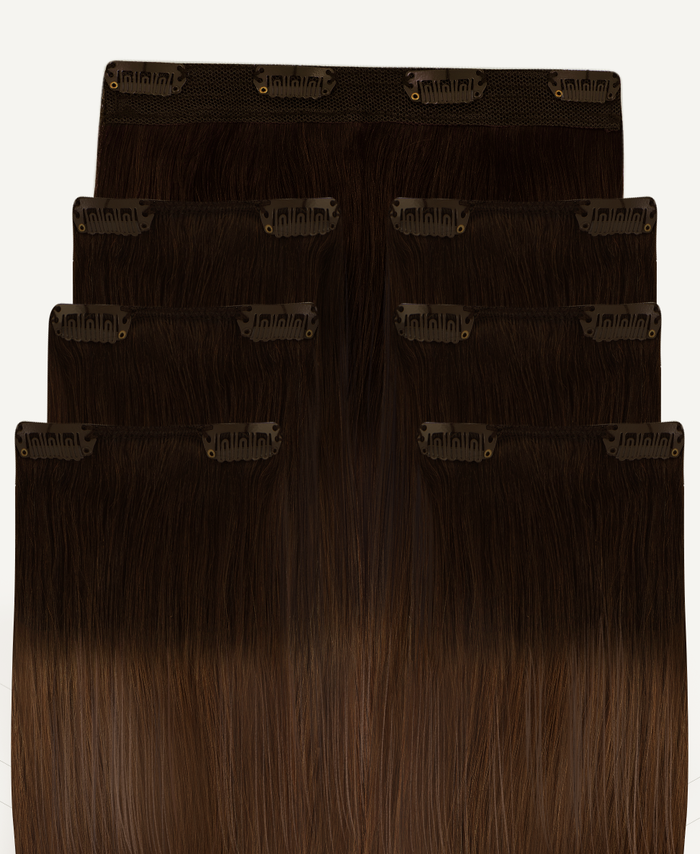clip-in extensions starter set (#2-6).
