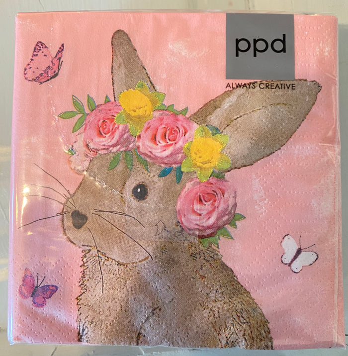 Bunny with Flowers