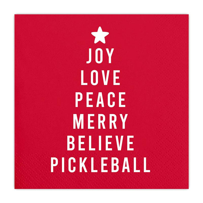 Joy Love Peace Merry Believe Pickleball