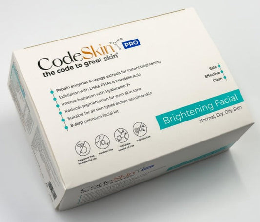 CodeSkin Pro Brightening Firming Facial Kit-Pack Of 10