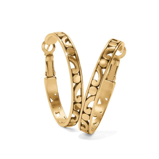 Contempo Medium Hoop/Gold