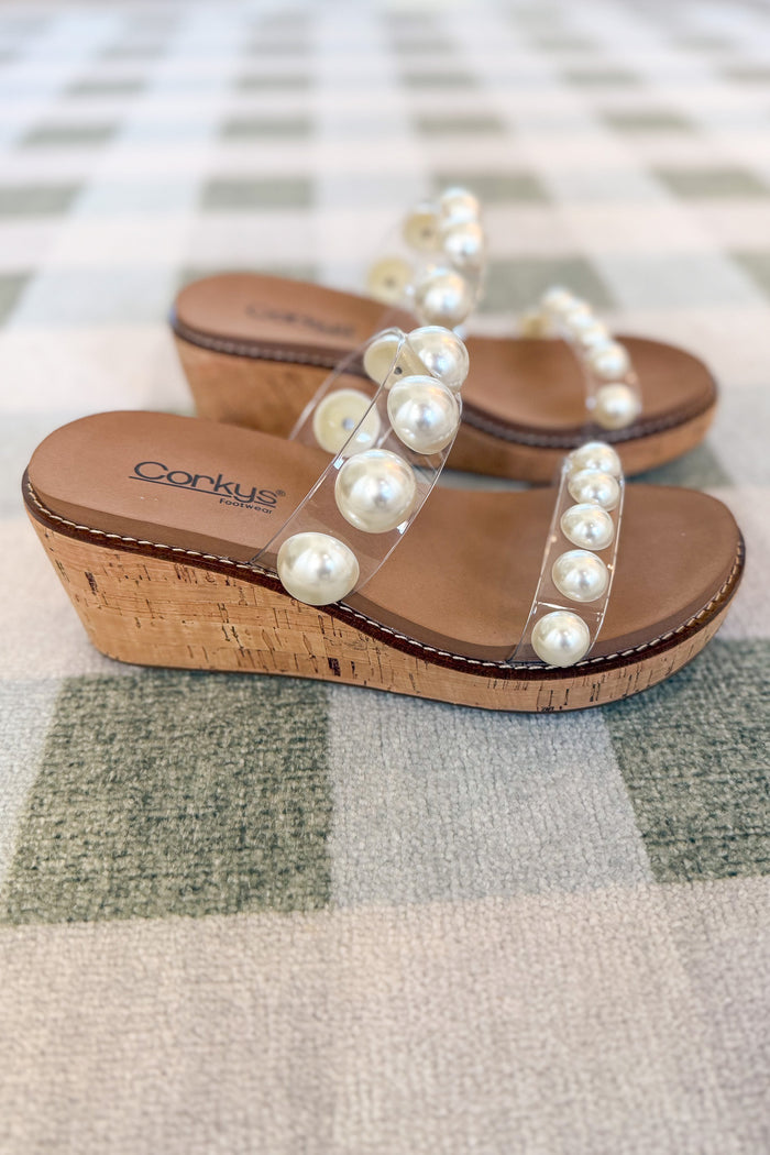 Corky's: Happy Go Lucky Pearl Wedge