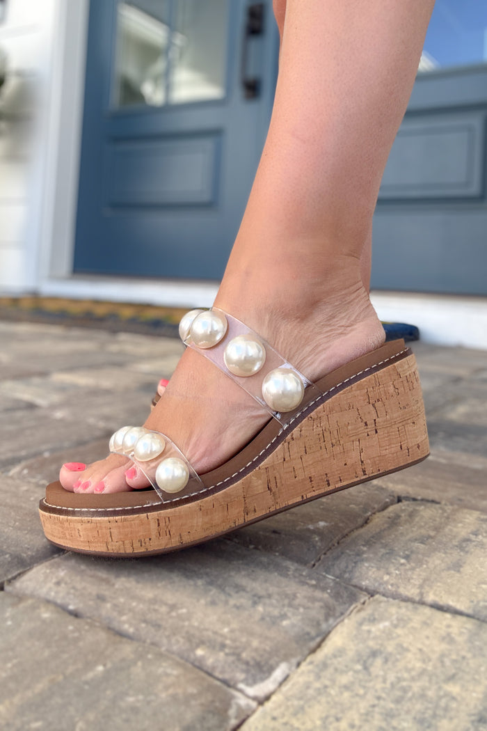 Corky's: Happy Go Lucky Pearl Wedge