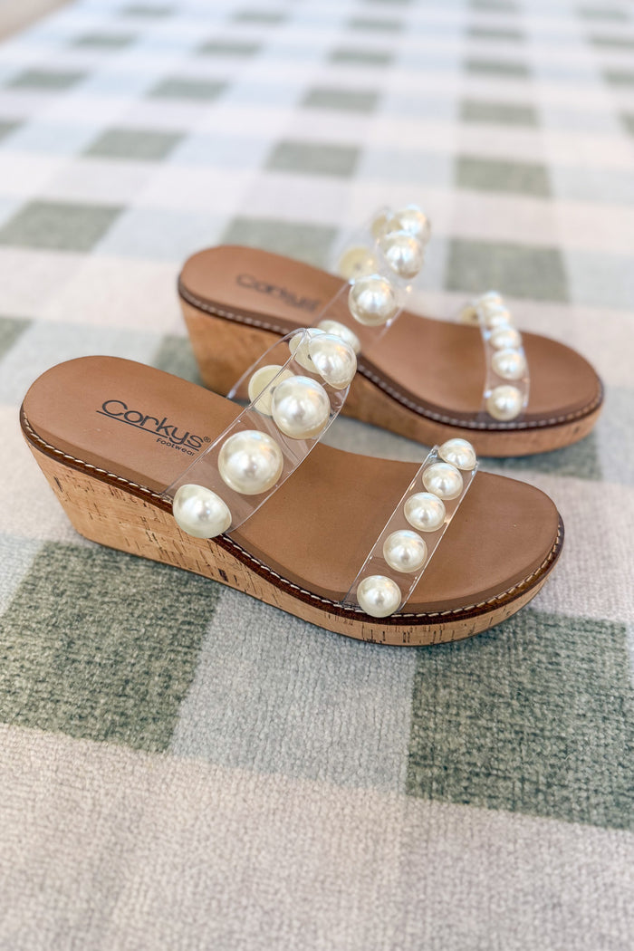 Corky's: Happy Go Lucky Pearl Wedge