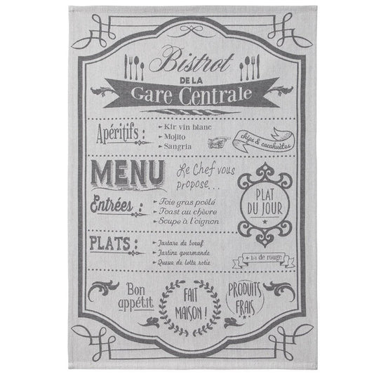 Au Menu Tea Towel - Belle De Provence