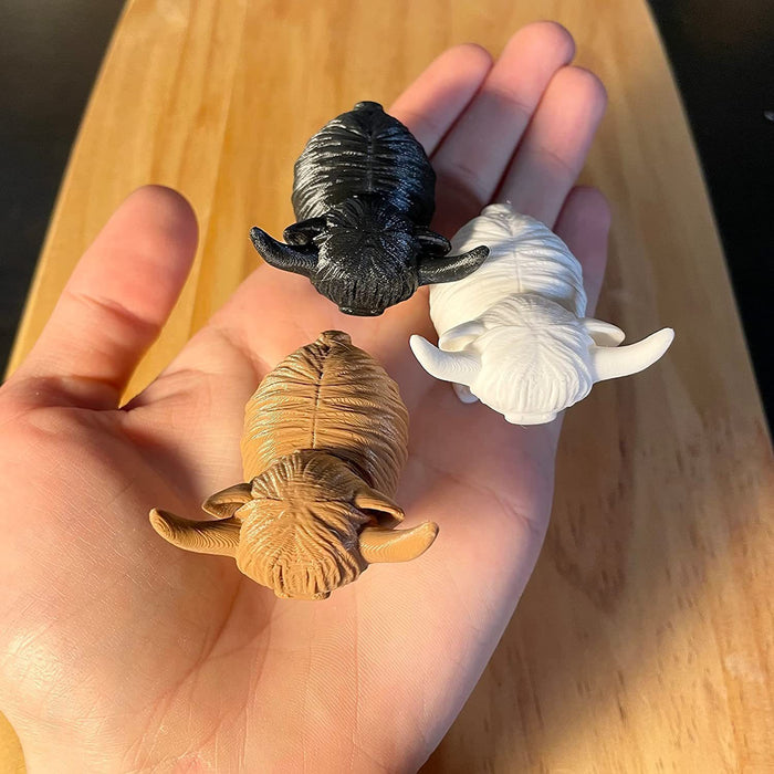 Creative Home Animal Highland Cow Ornaments Decorations 🇨🇳