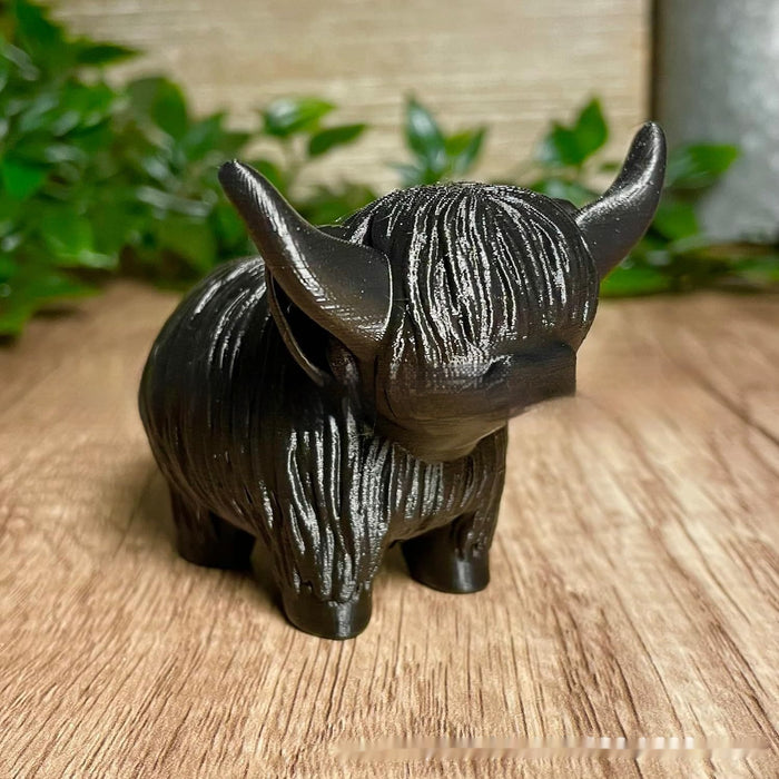 Creative Home Animal Highland Cow Ornaments Decorations 🇨🇳