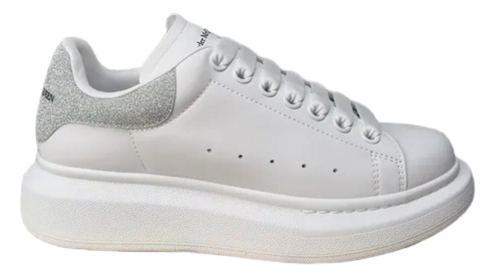 Alexander McQueen Crocs White Grey Claro Oversize
