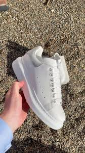 Alexander McQueen Crocs White Grey Claro Oversize