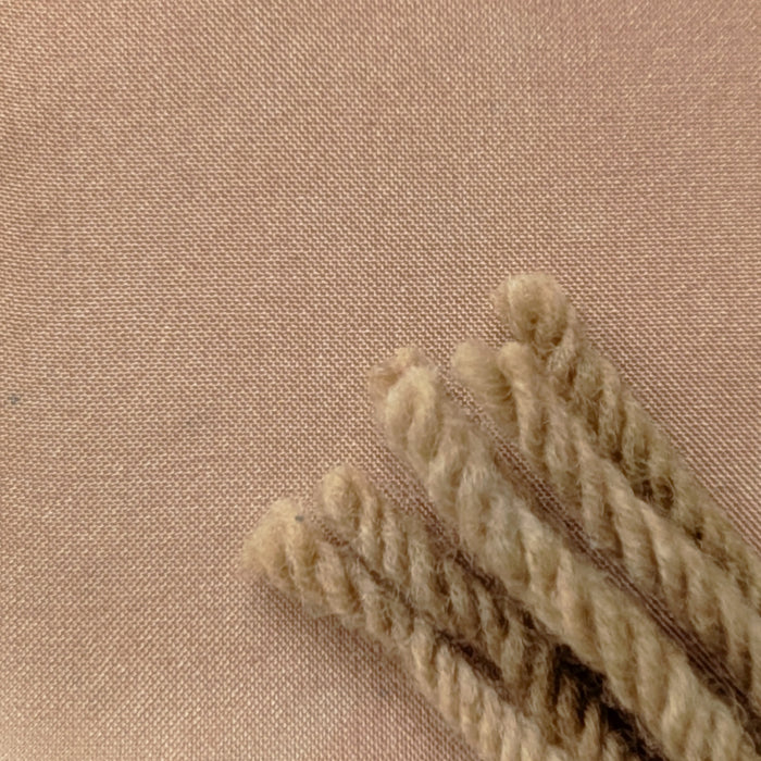 C - Haulin' Oats dyed 100% Merino Wool Yarn and 8mm Habotai Fabric
