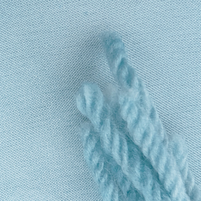 D - Ol' Blue Eyes dyed 100% Merino Wool Yarn and 8mm Habotai Fabric