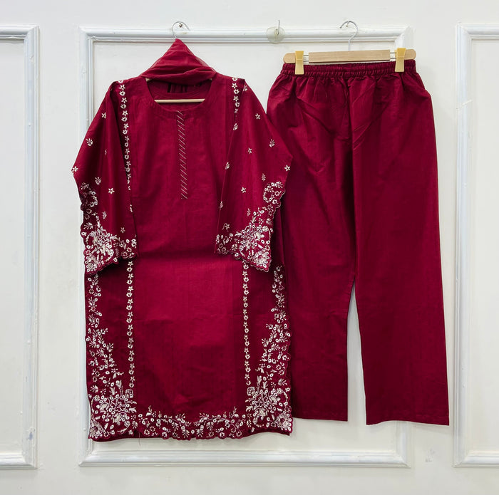 Cutwork Beauty | 3PC Cotton D-552