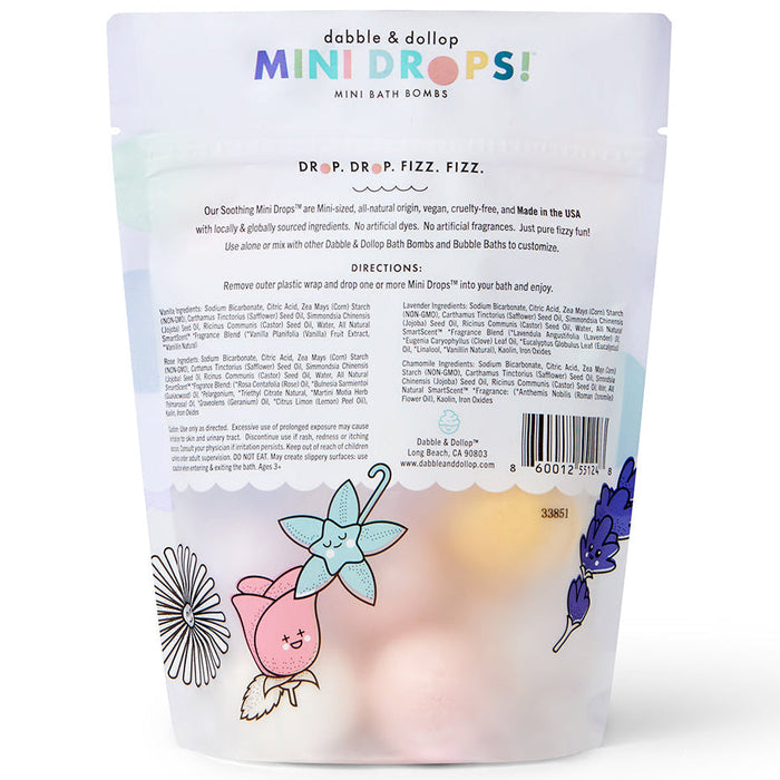 Dabble & Dollop Soothing Mini Bath Bombs