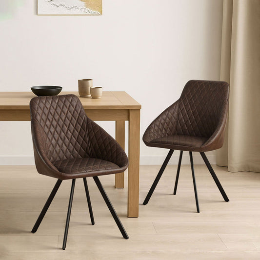Deluna Faux Leather Dining Chair