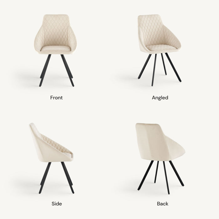 Deluna Velvet Dining Chair