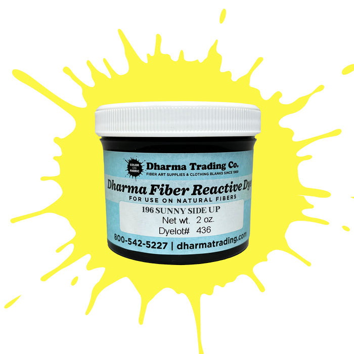 Dharma Fiber Reactive Procion Dye: 196 Sunny Side Up - Yellow 22