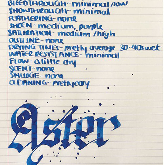 Diamine Flower Aster Fountain Pen Ink