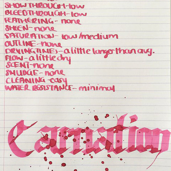 Diamine Flower Carnation Fountain Pen Ink